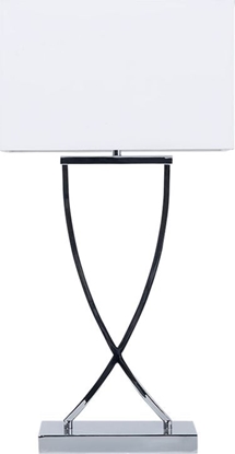 Picture of Lampa stoowa Beliani Lampa stoowa metalowa biaa YASUNI