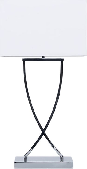 Изображение Lampa stoowa Beliani Lampa stoowa metalowa biaa YASUNI