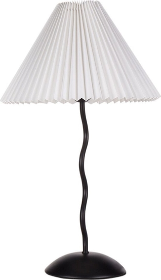 Picture of Lampa stoowa Beliani Lampa stoowa metalowa czarna z biaym JIKAWO