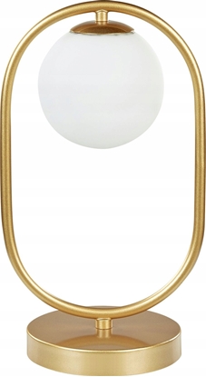 Picture of Lampa stoowa Beliani Lampa stoowa metalowa zota YANKEE