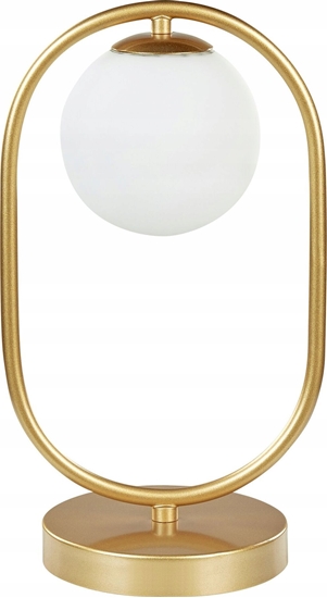 Изображение Lampa stoowa Beliani Lampa stoowa metalowa zota YANKEE