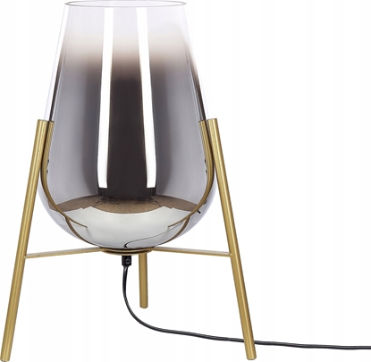 Picture of Lampa stoowa Beliani Lampa stoowa metalowa zota MENA