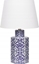 Attēls no Lampa stoowa Beliani Lampa stoowa porcelanowa biao-niebieska MARCELIN