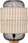 Picture of Lampa stoowa Beliani Lampa stoowa rattanowa z czarnym TANGANYIKA