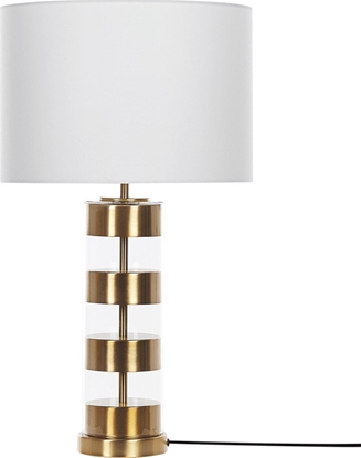 Picture of Lampa stoowa Beliani Lampa stoowa szklana zota BEATTON