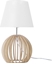 Изображение Lampa stoowa Beliani Lampka nocna drewniana biaa SAMO