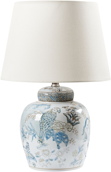 Picture of Lampa stoowa JAMAPA Porcelana Biay/ niebieski