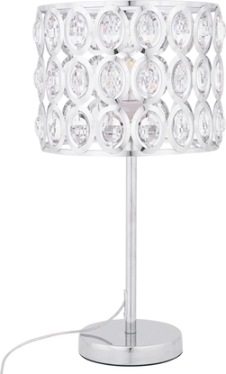 Attēls no Lampa stoowa Shumee Lampa stoowa metalowa srebrna TENNA