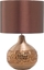 Изображение Lampa stoowa Shumee Lampka nocna porcelanowa brzowa YAKIMA