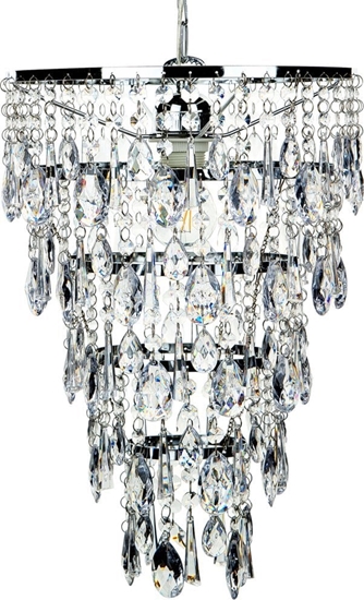 Picture of Lampa wiszca Beliani yrandol srebrny ENTWASH!