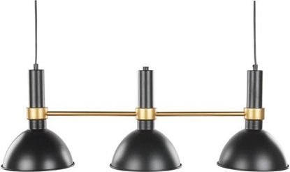 Picture of Lampa wiszca Beliani Lampa wiszca 3-punktowa metalowa czarno-zota BELES!