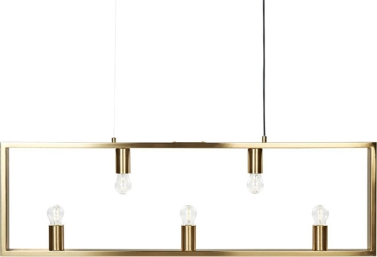Picture of Lampa wiszca Beliani Lampa wiszca 5-punktowa metalowa mosina BAYAS