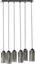 Изображение Lampa wiszca Beliani Lampa wiszca 6-punktowa szklana szara PURIRI