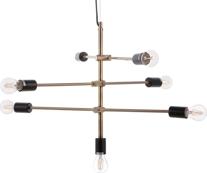 Picture of Lampa wiszca Beliani Lampa wiszca 7-punktowa metalowa mosina CREMERA