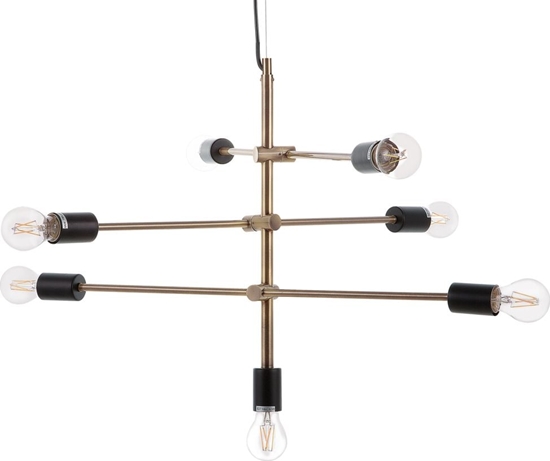 Picture of Lampa wiszca Beliani Lampa wiszca 7-punktowa metalowa mosina CREMERA