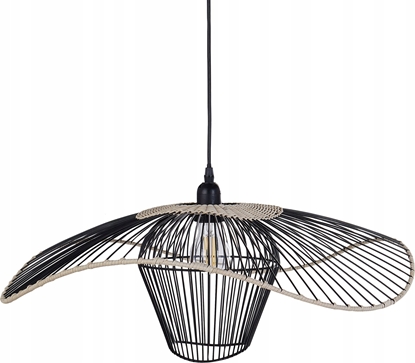 Picture of Lampa wiszca Beliani Lampa wiszca czarna LUNGA