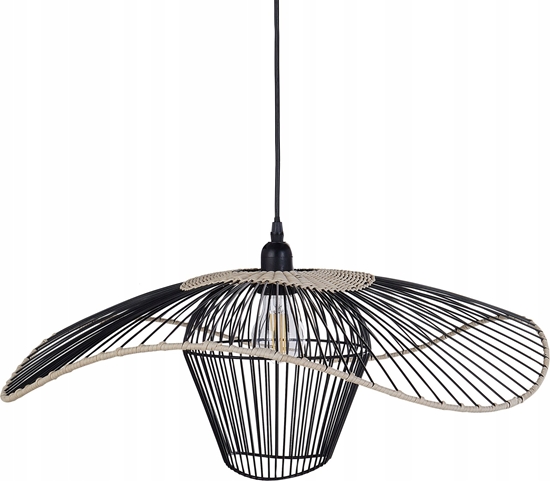 Picture of Lampa wiszca Beliani Lampa wiszca czarna LUNGA
