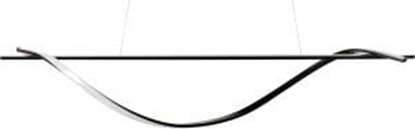 Picture of Lampa wiszca Beliani Lampa wiszca LED metalowa czarna BODRI!