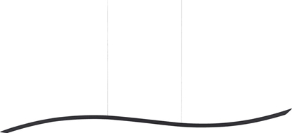 Picture of Lampa wiszca Beliani Lampa wiszca LED metalowa czarna CALAO