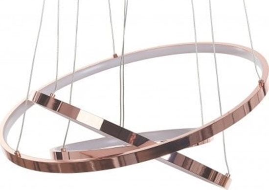 Picture of Lampa wiszca Beliani Lampa wiszca LED metalowa róowe zoto ATREK!