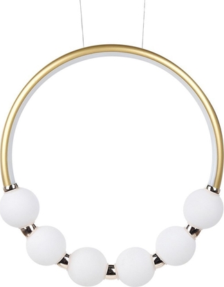 Picture of Lampa wiszca Beliani Lampa wiszca LED metalowa zota FANE