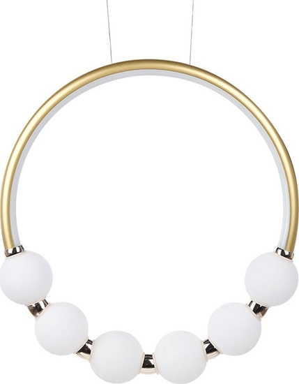 Picture of Lampa wiszca Beliani Lampa wiszca LED metalowa zota FANE