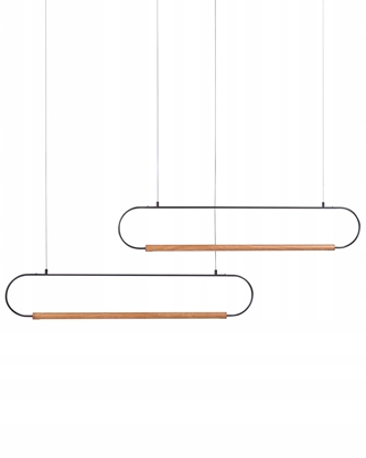 Picture of Lampa wiszca Beliani Lampa wiszca LOGONE Metal Czarny