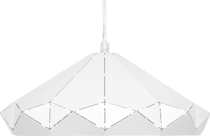 Picture of Lampa wiszca Beliani Lampa wiszca metalowa biaa NEVOLA