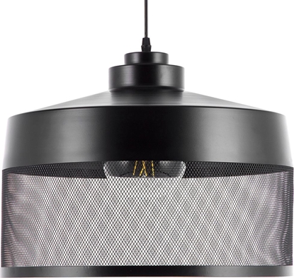 Picture of Lampa wiszca Beliani Lampa wiszca metalowa czarna CARDENER