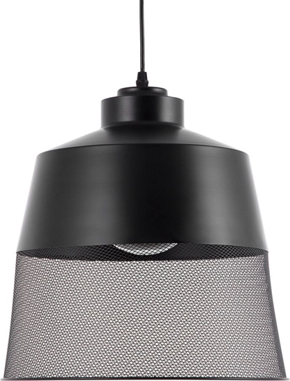 Picture of Lampa wiszca Beliani Lampa wiszca metalowa czarna MUGA