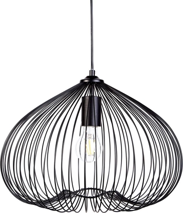Picture of Lampa wiszca Beliani Lampa wiszca metalowa czarna TORDINO
