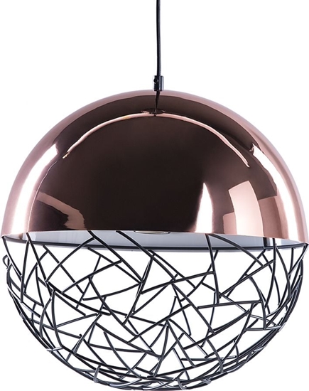 Picture of Lampa wiszca Beliani Lampa wiszca metalowa miedziana PADMA
