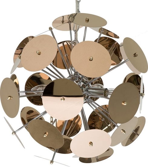 Picture of Lampa wiszca Beliani Lampa wiszca metalowa miedziana ZAMBEZI