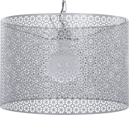Picture of Lampa wiszca Beliani Lampa wiszca metalowa szara MEZEN