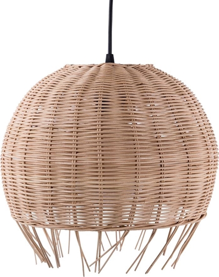 Picture of Lampa wiszca Beliani Lampa wiszca rattanowa brzowa DRINO