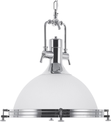 Picture of Lampa wiszca Beliani Lampa wiszca szklana biao-srebrna EBRON