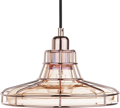 Picture of Lampa wiszca Beliani Lampa wiszca szklana miedziana TORRE