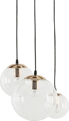 Изображение Lampa wiszca Beliani Lampa wiszca szklana przezroczysta LADON