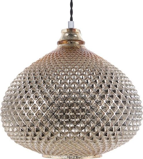 Picture of Lampa wiszca Beliani Lampa wiszca szklana zota MADON