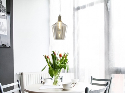 Picture of Lampa wiszca Beliani Lampa wiszca szklana zota SANTON!