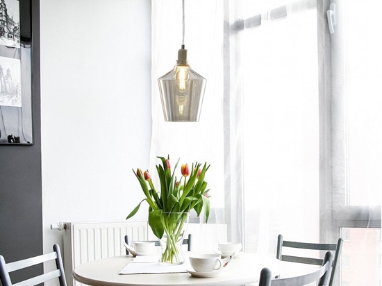 Picture of Lampa wiszca Beliani Lampa wiszca szklana zota SANTON!