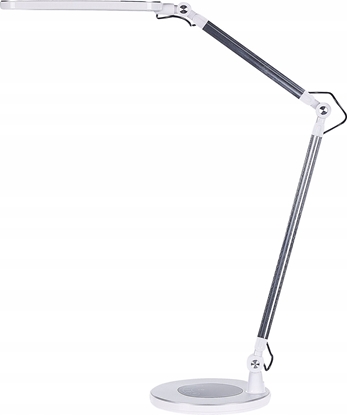 Изображение Lampka biurkowa Beliani srebrna  (378910 Bel)