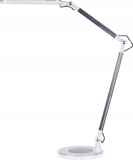 Изображение Lampka biurkowa Beliani srebrna  (378910 Bel)