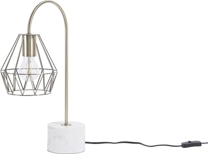 Изображение Lampka biurkowa Beliani srebrna (83451)