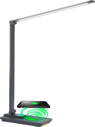 Attēls no Lampka biurkowa Orava Orava stolní LED lampa s bezdrátovou nabíjekou na telefon, Qi technologie, 24 W, 30 000 h, dotykové ovládání