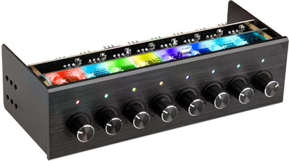 Picture of Lamptron Kontroler wentylatorów 8 sztuk, 5.25" (LAMP-FC0010H)