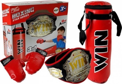 Изображение Lean Sport Zestaw Bokserski Worek Rkawice Pas Zwycizcy Bokser