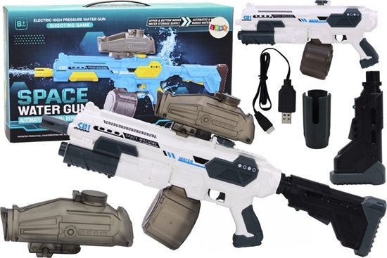 Изображение LeanToys Pistolet Karabin Wodny Biay Na Wod Automat M416 Akumulatorowy