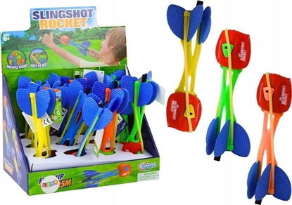 Picture of LeanToys Rakieta Z Proc Do Rzucania Piankowa Kolorowa Odrzut 25 Metrów