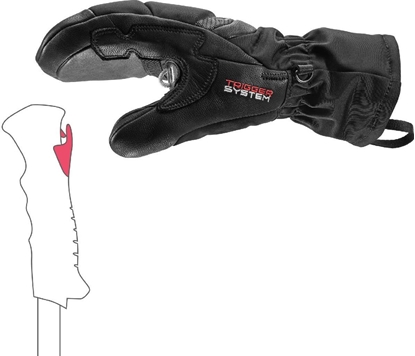 Attēls no LEKI RKAWICE Griffin Base 3D Women Mitt bl 6.0